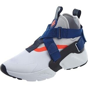 Nike Air Huarche Gym Shoes in White Vast Grey - Gym Blue